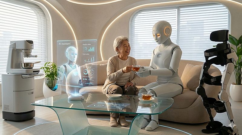 Pflege in der Zukunft: So leben Sie selbstständig mit Technik in 20 Jahren