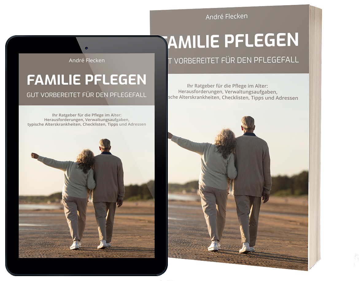 3D Cover des Buches Familie Pflegen